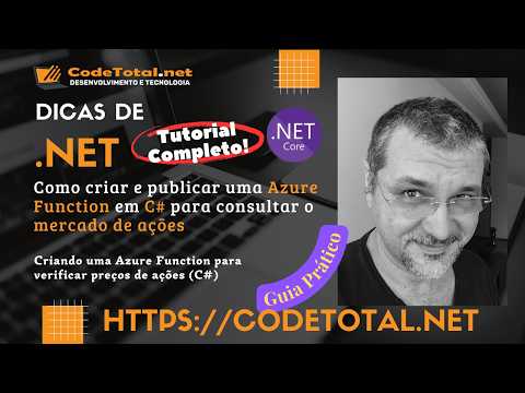 Como criar e publicar uma Azure Function em C# para consultar o mercado de ações (completo)